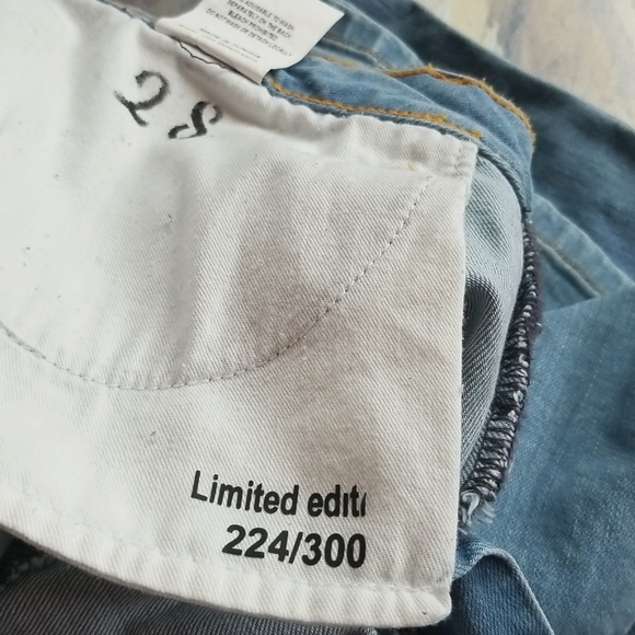 VON DUTCH Rare Ltd Ed 224/300 MOTO Collect Button Low Rise Luxury FLARE Jeans 28 - Picture 7 of 16